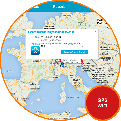 GPS/GSM/GPRS/WiFi Tracker